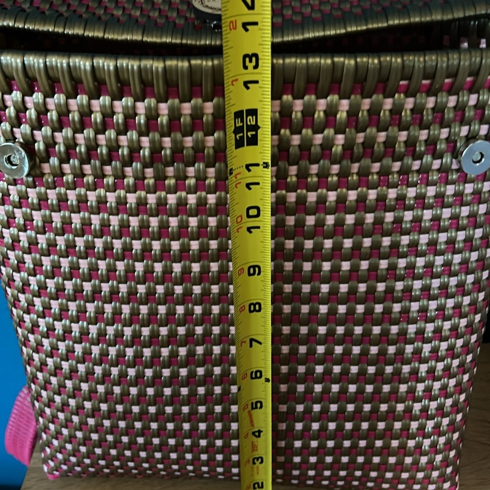 Maria Victoria Backpack Tote Handcrafted Recycled Plastic - Picture 8 of 10